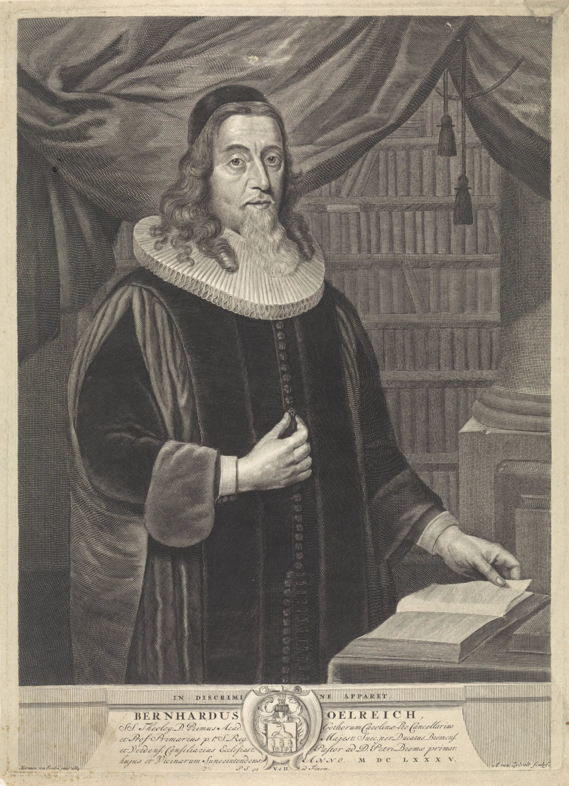 Porträt von Bernhard Oelreich (1626–1686) – Gedenkseite