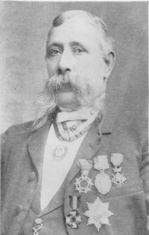 Porträt von Luigi Fugazy (1839–1930) – Gedenkseite