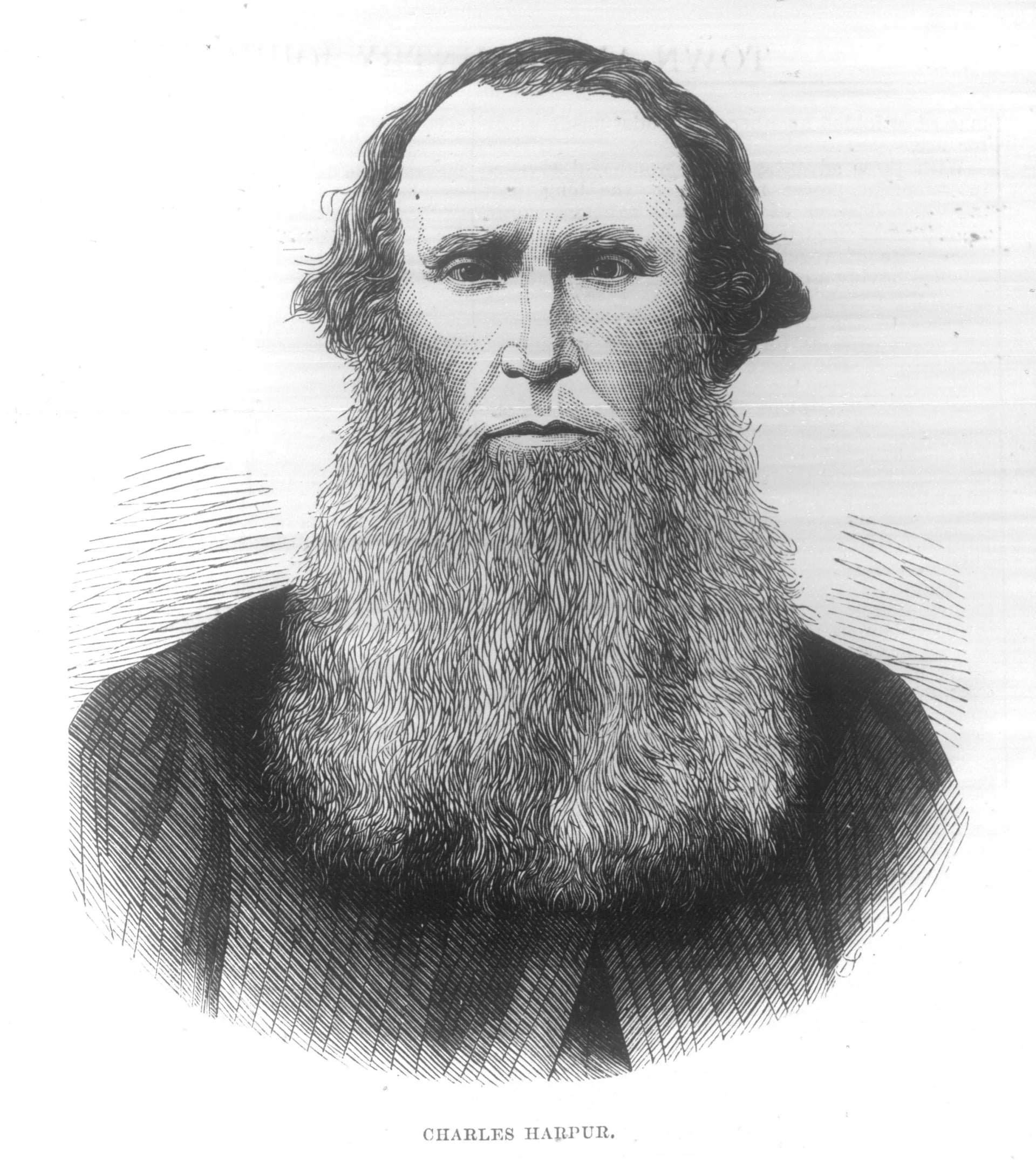 Porträt von Charles Harpur (1813–1868) – Gedenkseite