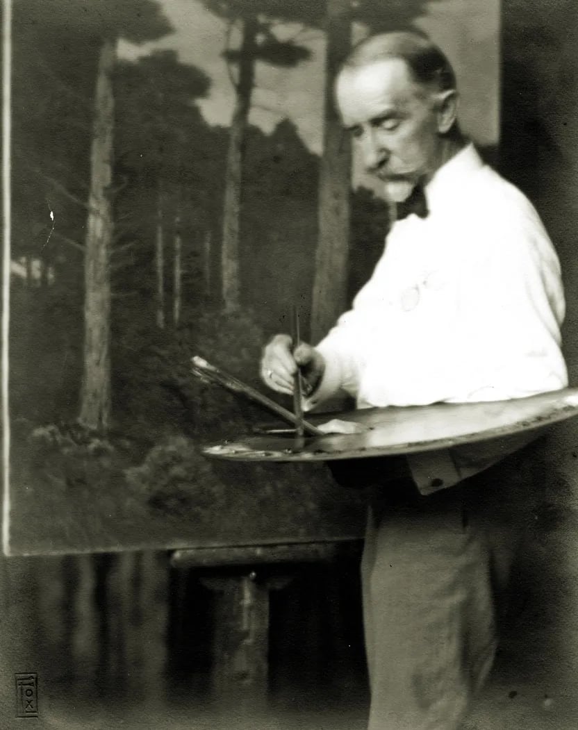 Portrait of Charles Warren Eaton (1857–1937) – memorial page