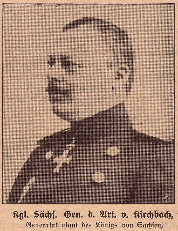 Porträt von Hans von Kirchbach (1849–1928) – Gedenkseite