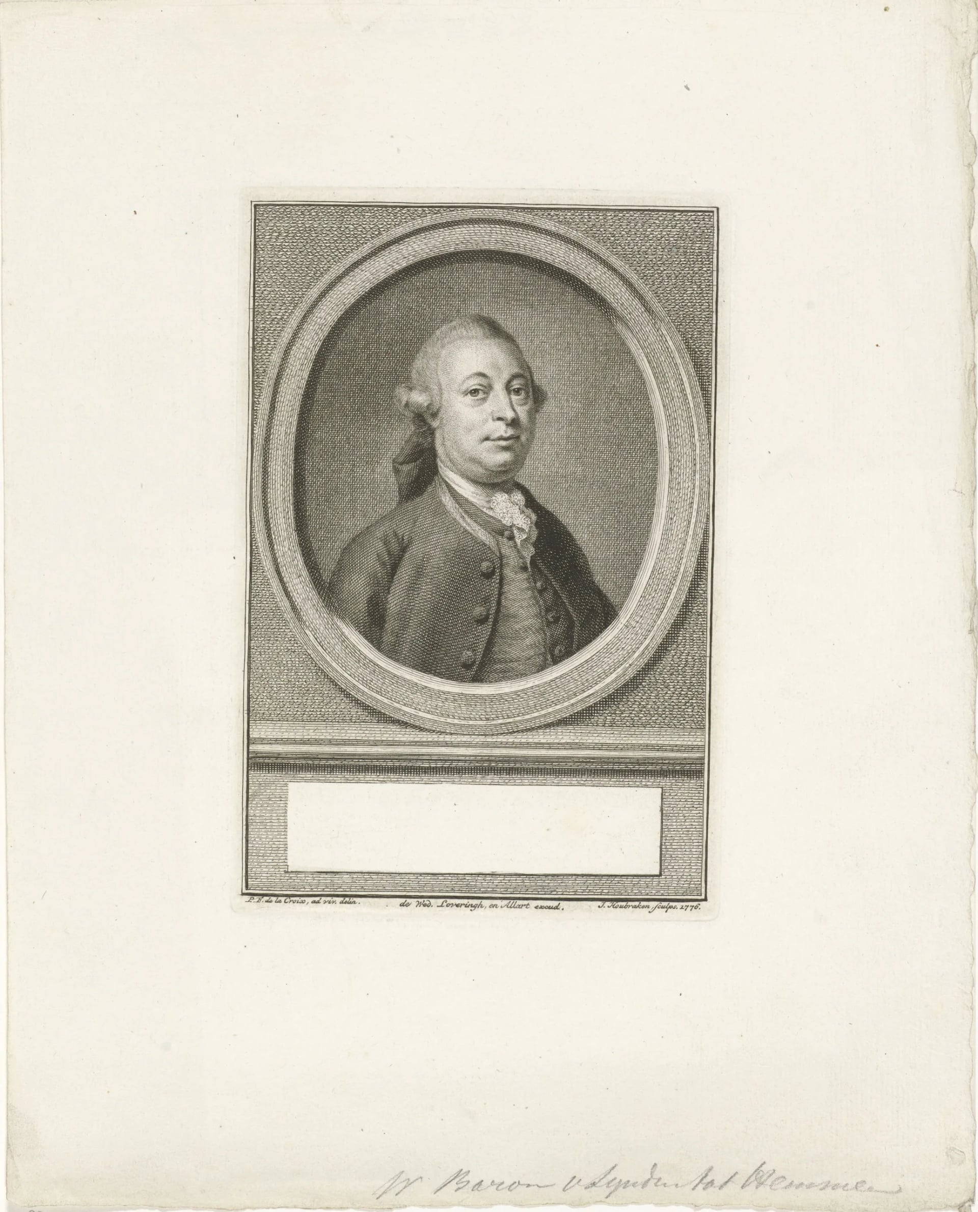 Portrait of Willem Frans Godard van Lynden tot Hemmen (1729–1787) – memorial page