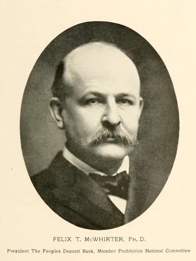 Portrait of Felix Tony McWhirter (1853–1915) – memorial page