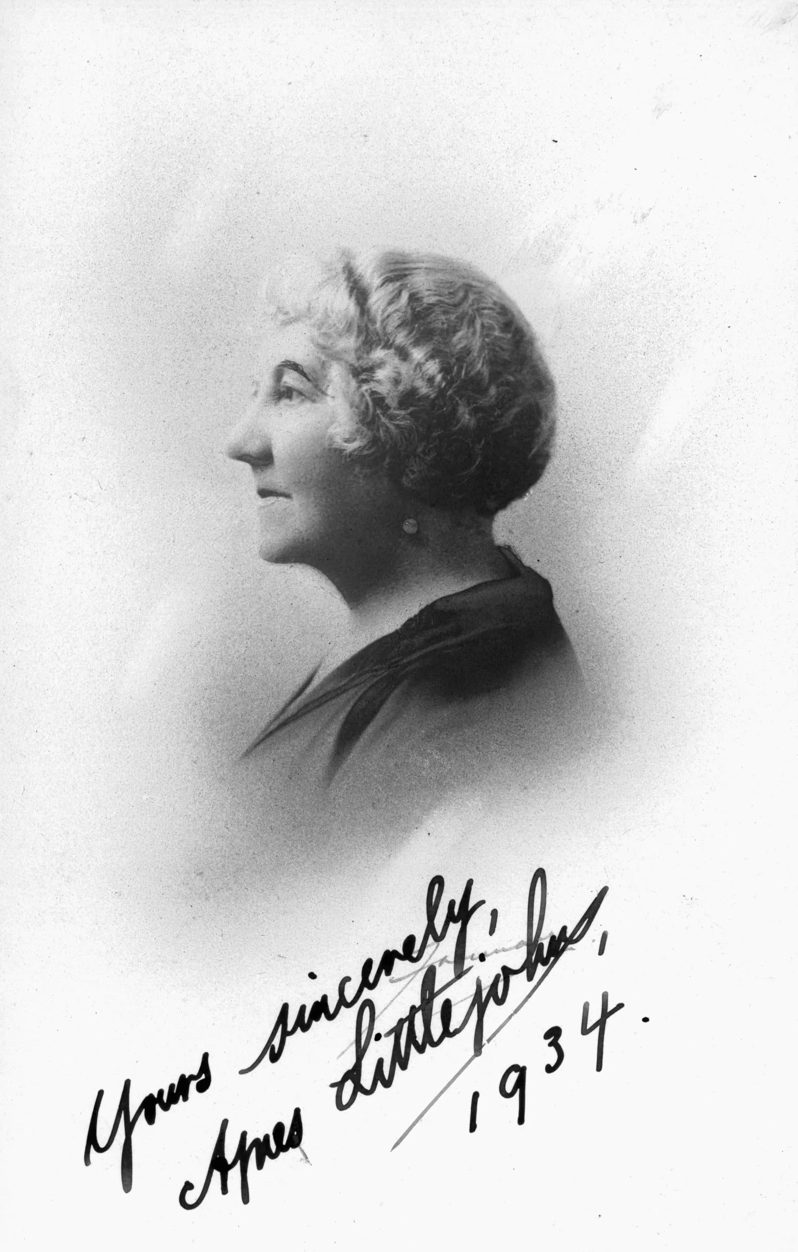 Porträt von Agnes Littlejohn (1865–1944) – Gedenkseite