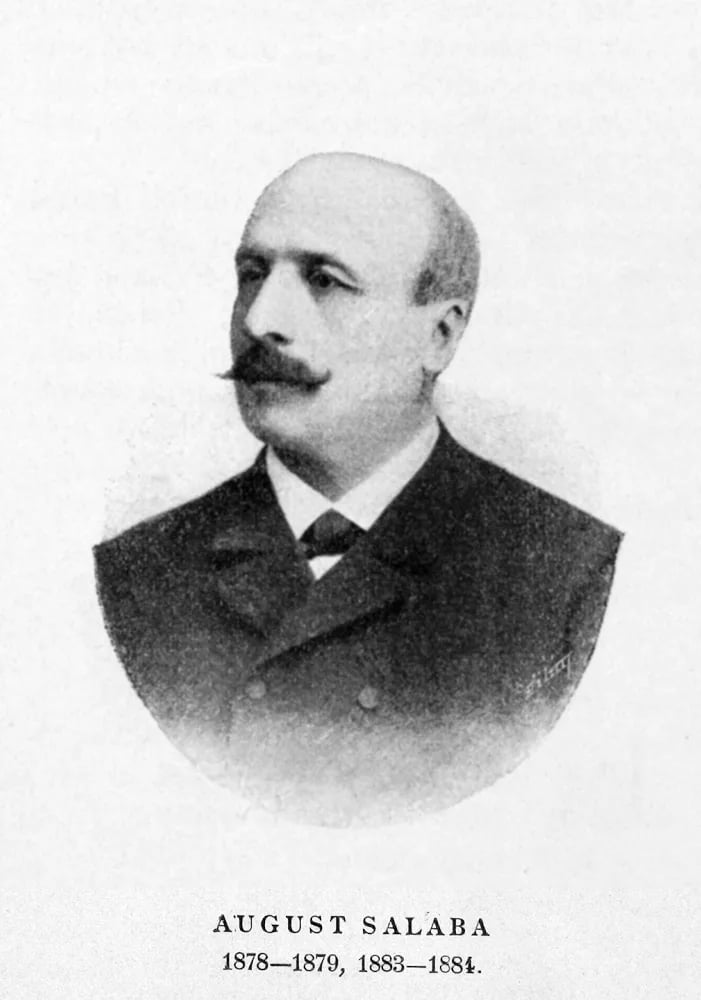 Portrait of August Salaba (1840–1894) – memorial page