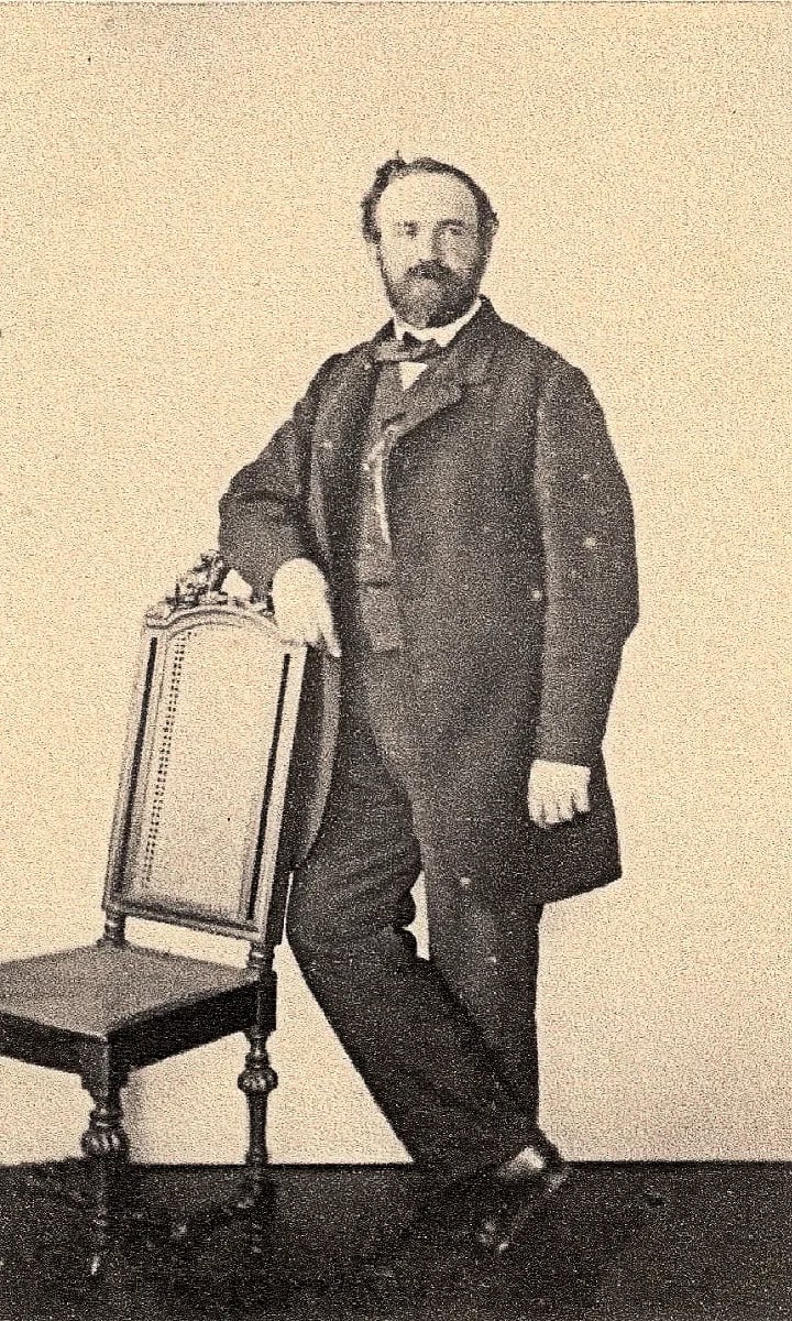 Portrait of Adolf Kiepert (1820–1892) – memorial page