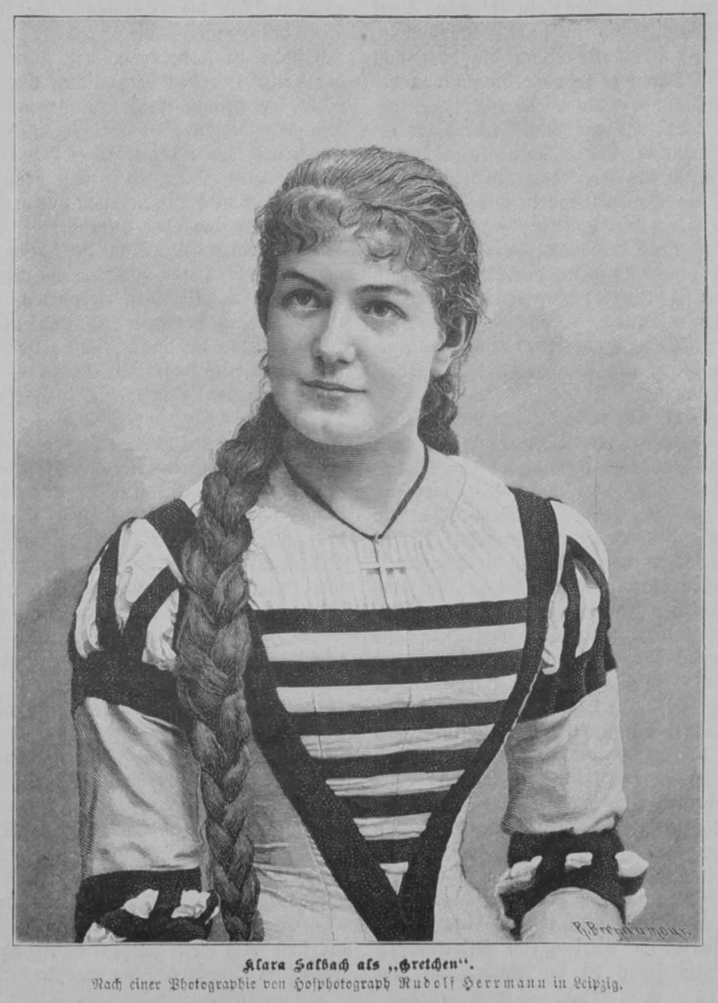 Porträt von Clara Salbach (1861–1944) – Gedenkseite