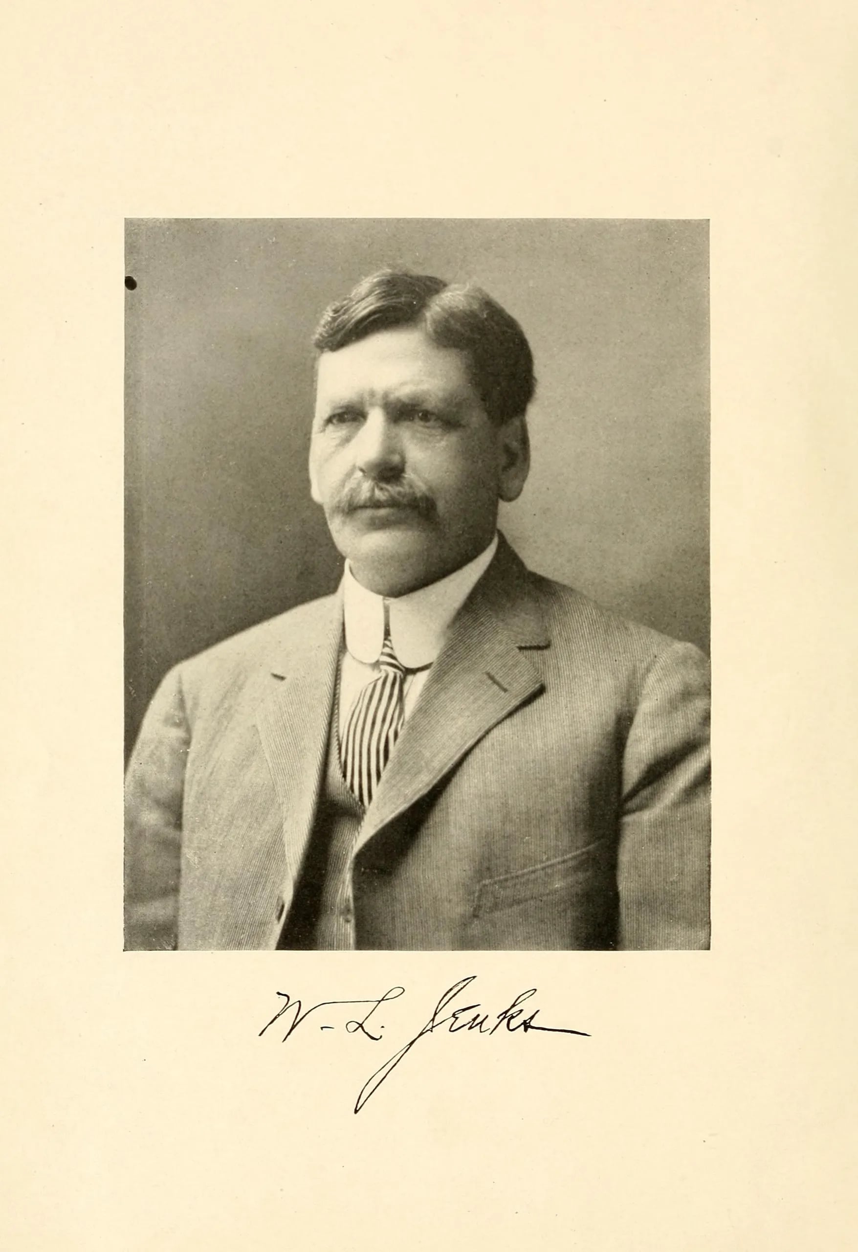 Porträt von William L. Jenks (1856–1936) – Gedenkseite