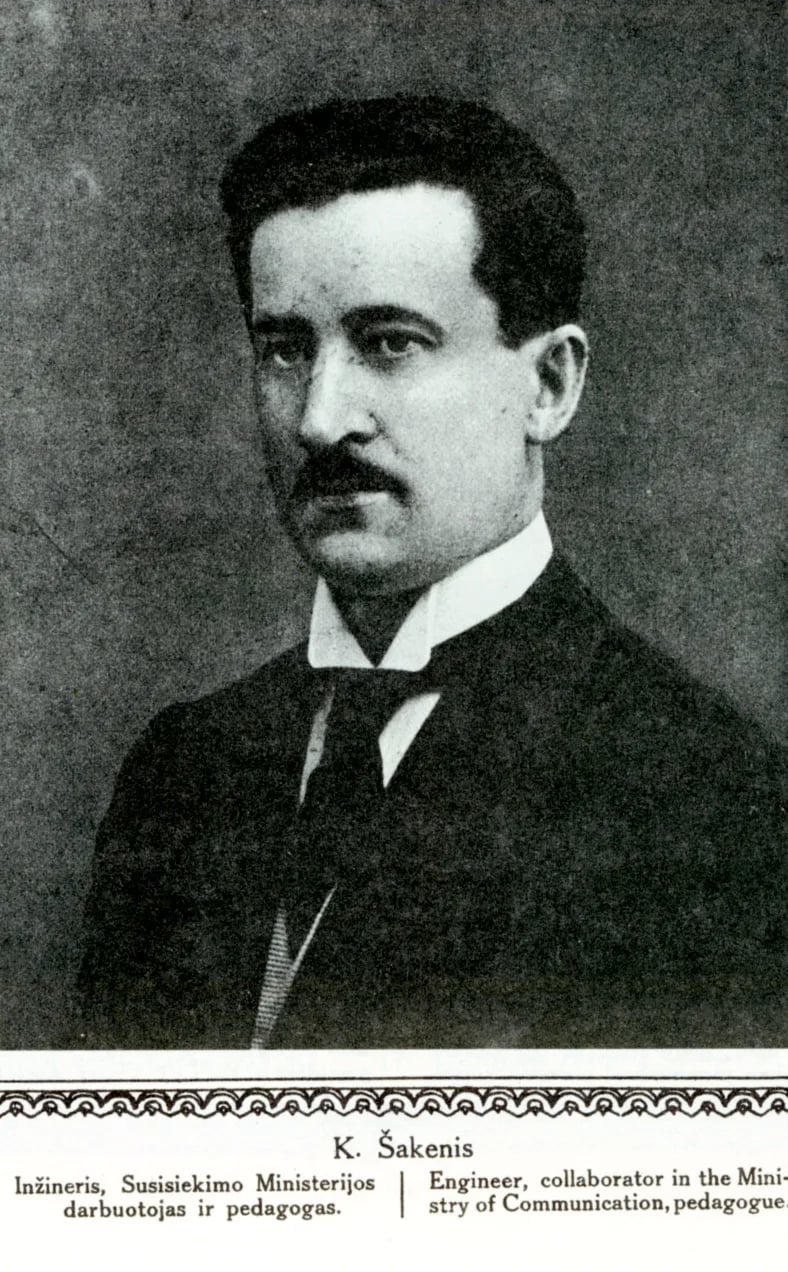 Portrait of Konstantinas Šakenis (1881–1959) – memorial page