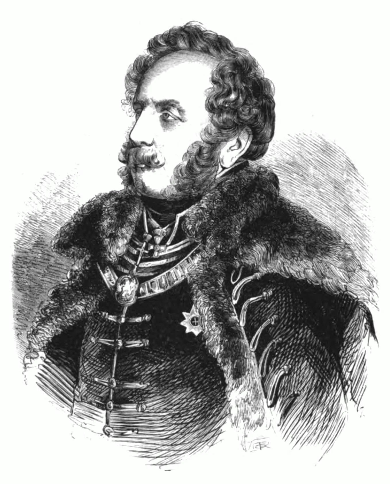 Porträt von Gábor Keglevich von Buzin (1784–1854) – Gedenkseite