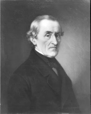 Porträt von Johannes von Kuhn (1806–1887) – Gedenkseite