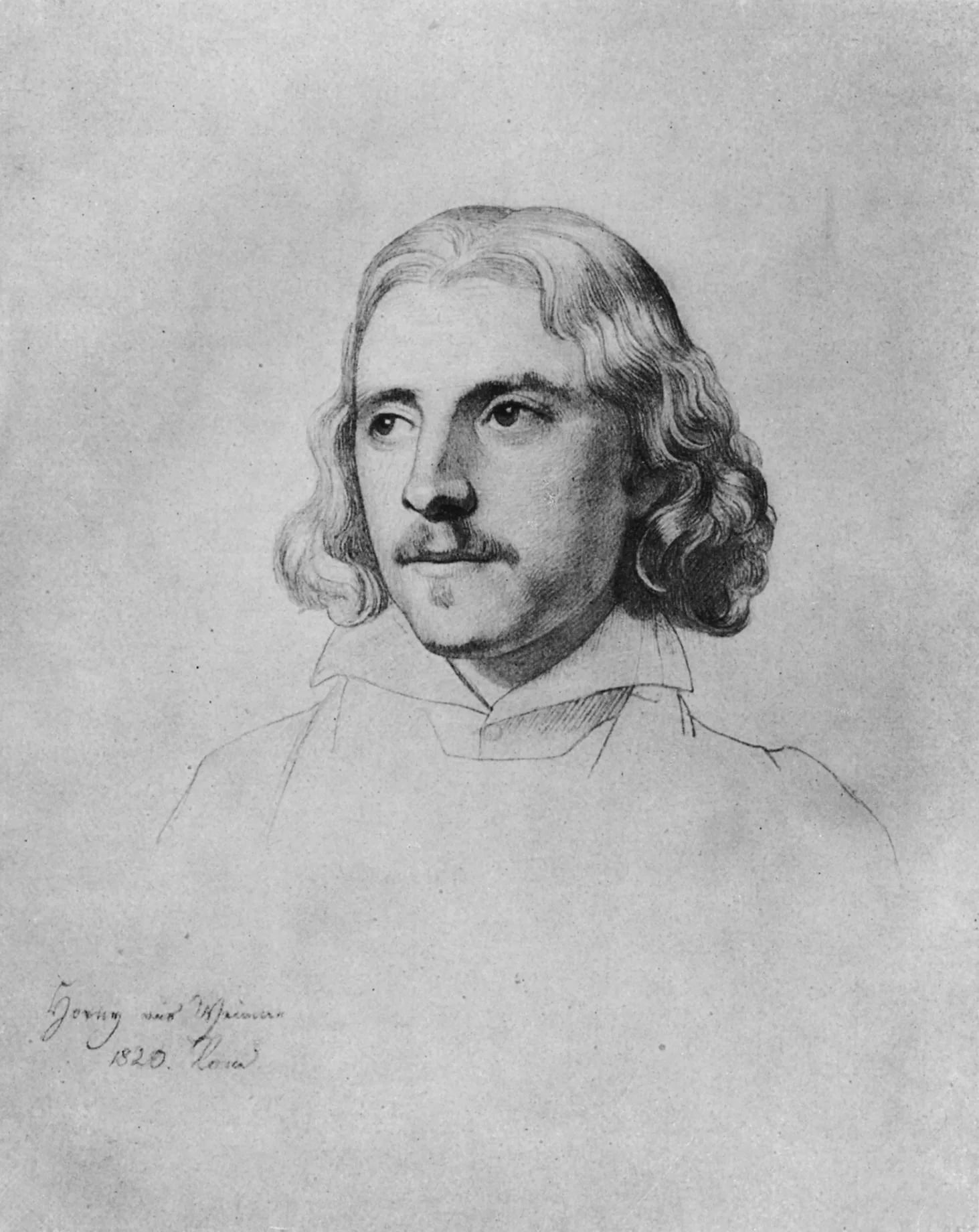 Porträt von Franz Horny (1798–1824) – Gedenkseite