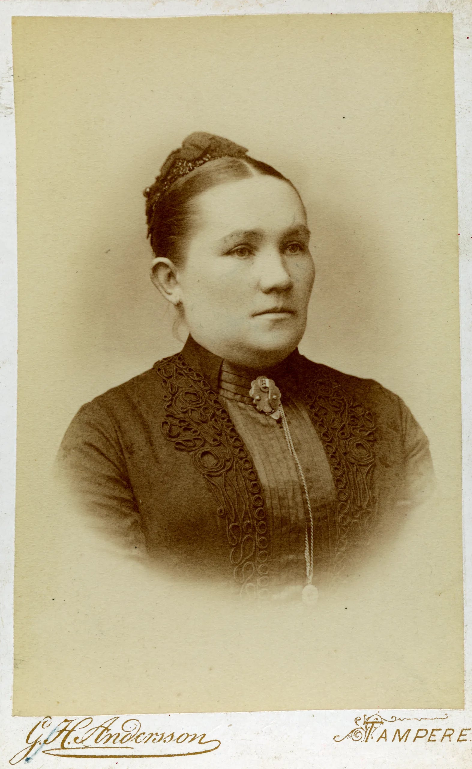 Portrait of Maria Tirkkonen (1842–1919) – memorial page