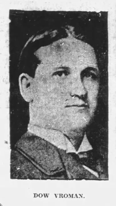 Porträt von Dow Vroman (1867–1947) – Gedenkseite