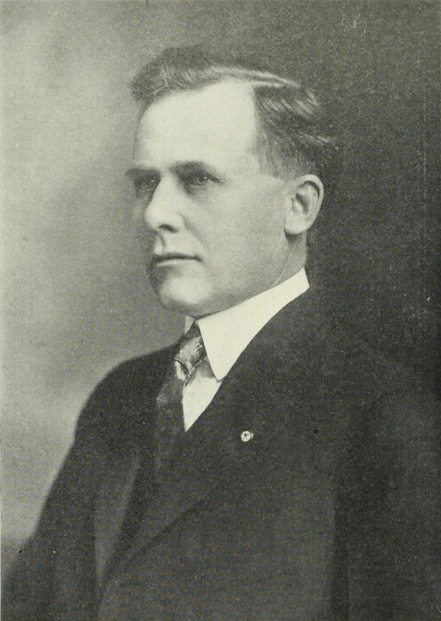 Porträt von Gustaf Johnson (1872–1944) – Gedenkseite