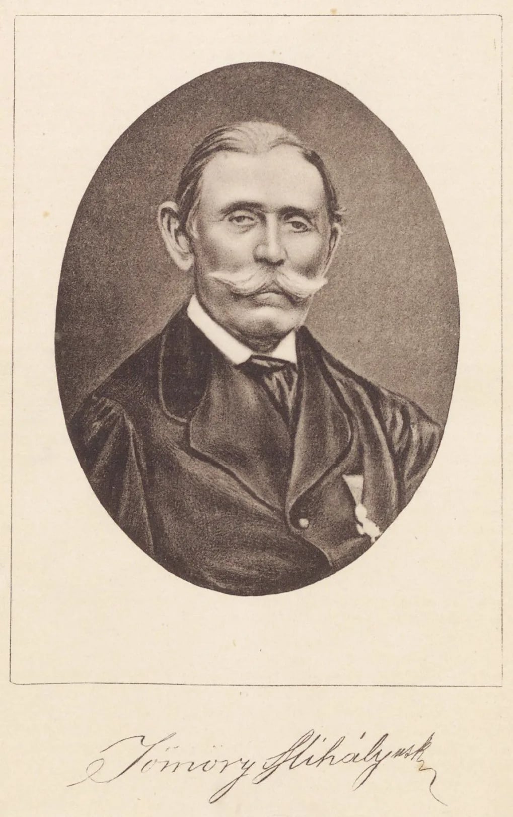 Portrait of Mihály Tömöry (1802–1900) – memorial page