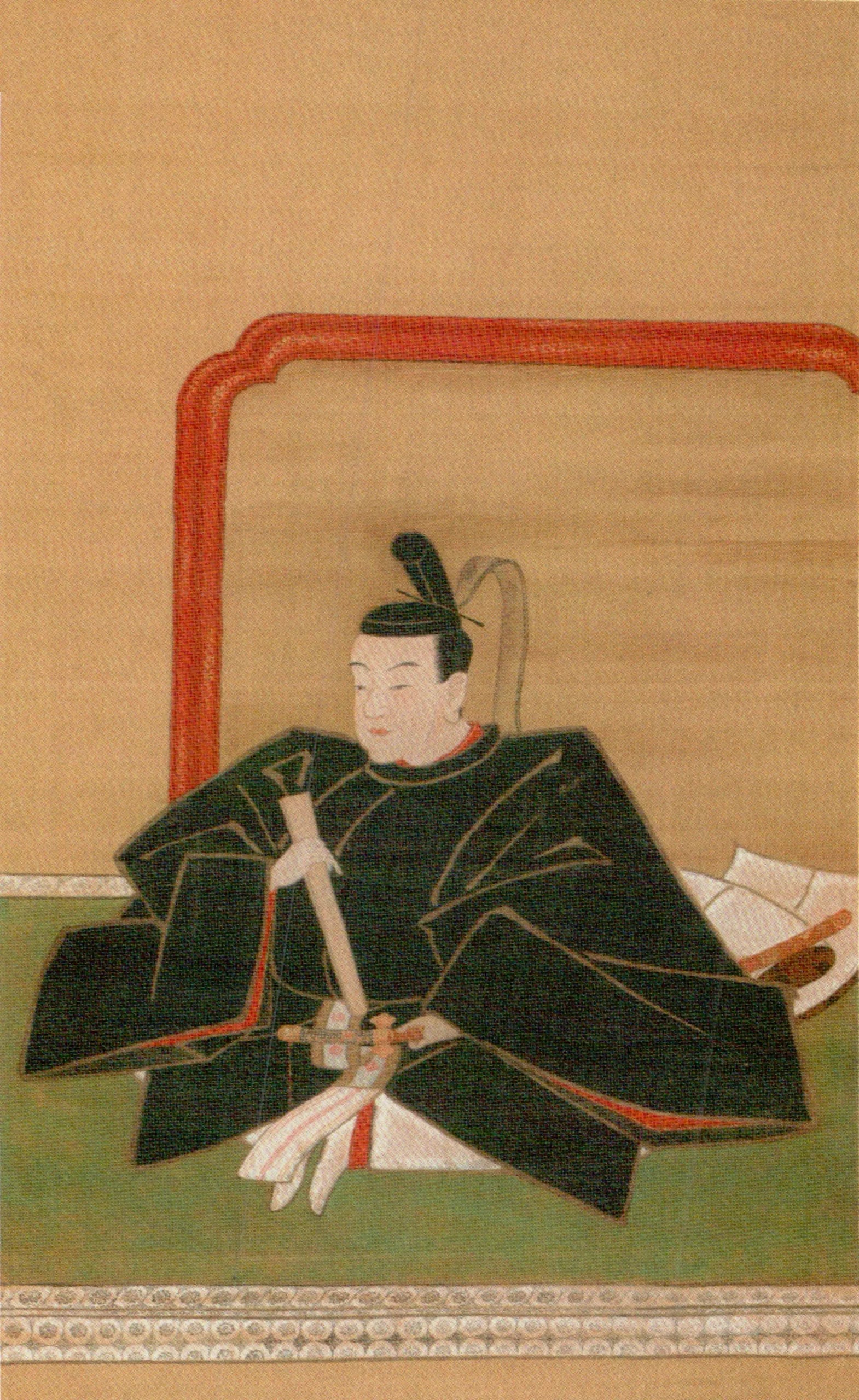 Porträt von Sō Yoshitsugu (1671–1694) – Gedenkseite