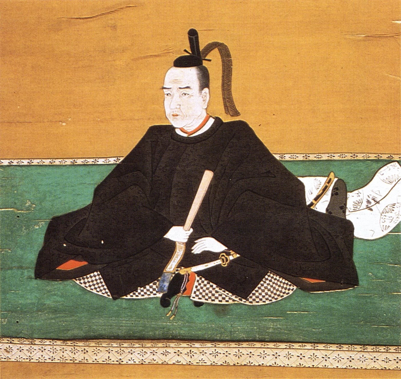 Porträt von Sō Yoshizane (1639–1702) – Gedenkseite