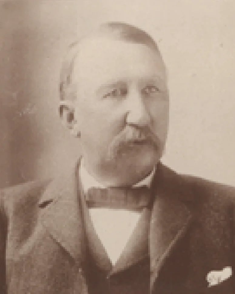 Porträt von D. C. Hatcher (1837–1912) – Gedenkseite