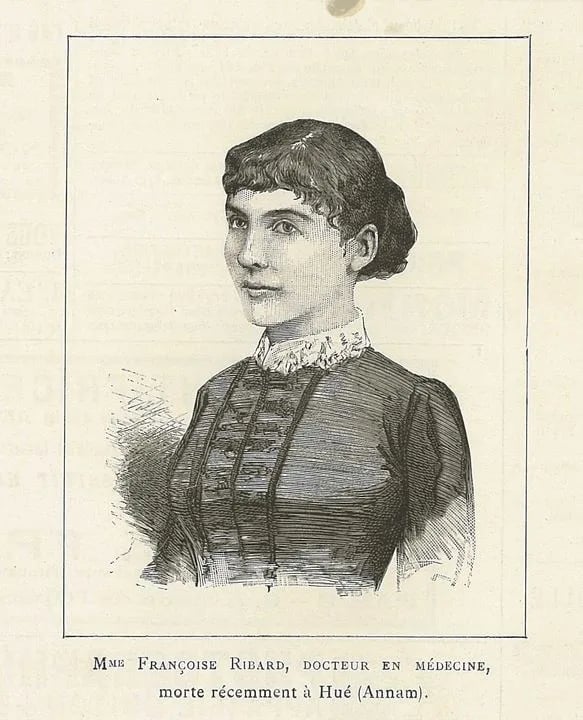 Porträt von Franceline Ribard (1851–1886) – Gedenkseite