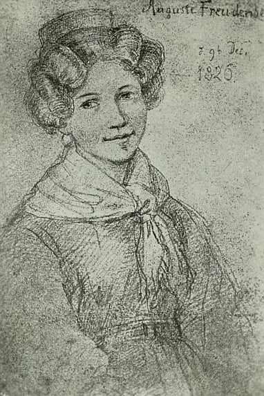 Porträt von Auguste Richter (1804–1854) – Gedenkseite