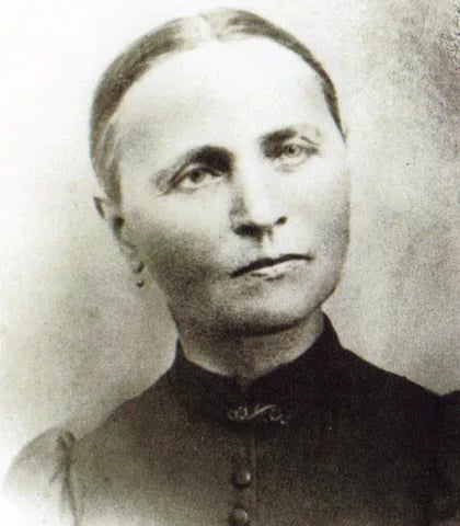 Porträt von Gine Marthine Villumsdatter (1845–1903) – Gedenkseite