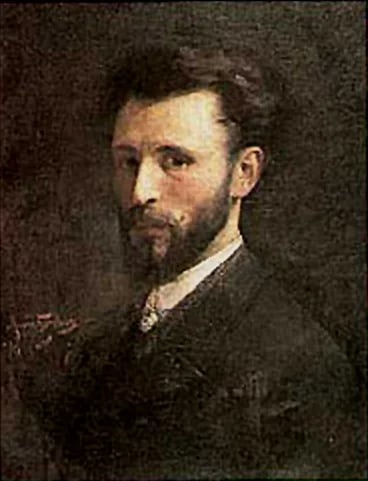 Porträt von Maurycy Trębacz (1861–1941) – Gedenkseite