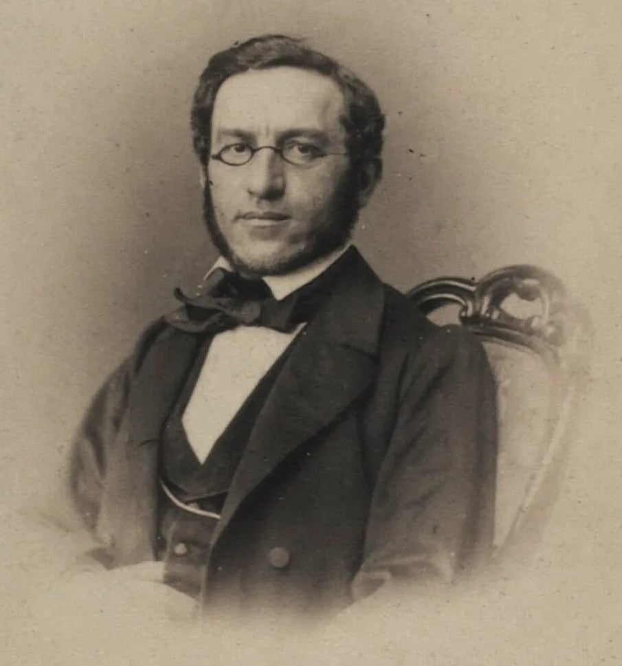 Portrait of Adolph Hannover (1814–1894) – memorial page
