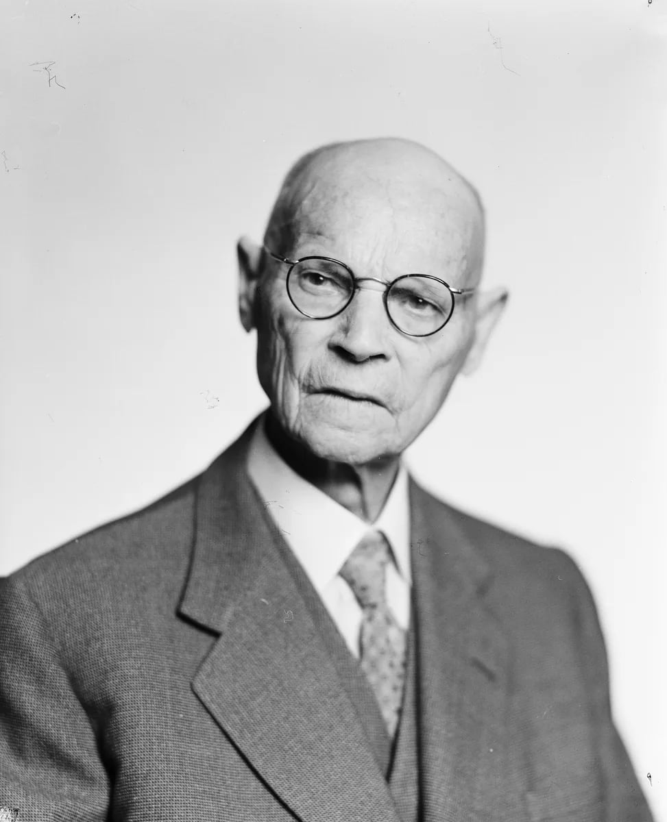 Porträt von Johannes Arneson (1865–1967) – Gedenkseite