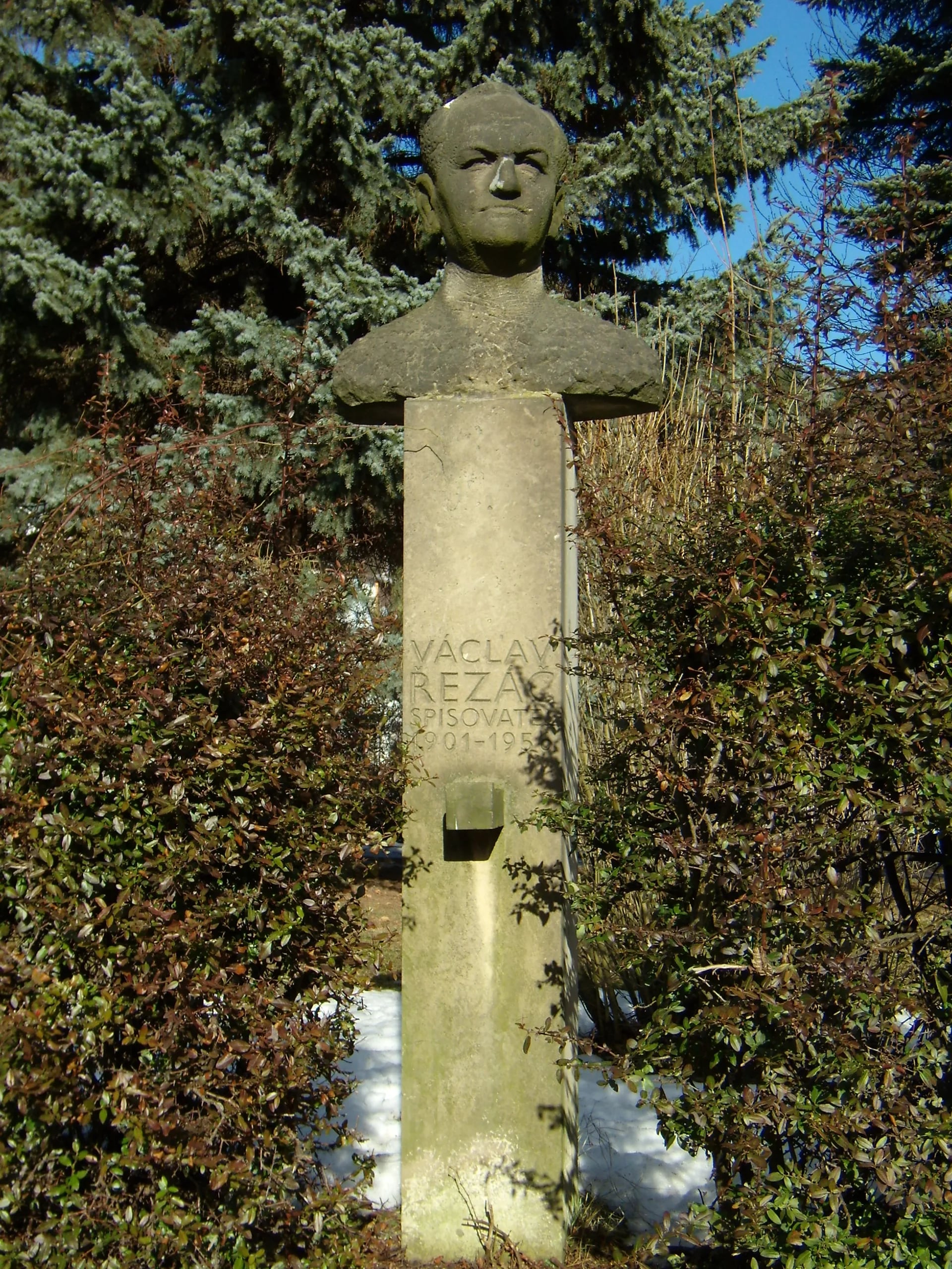 Porträt von Václav Řezáč (1901–1956) – Gedenkseite