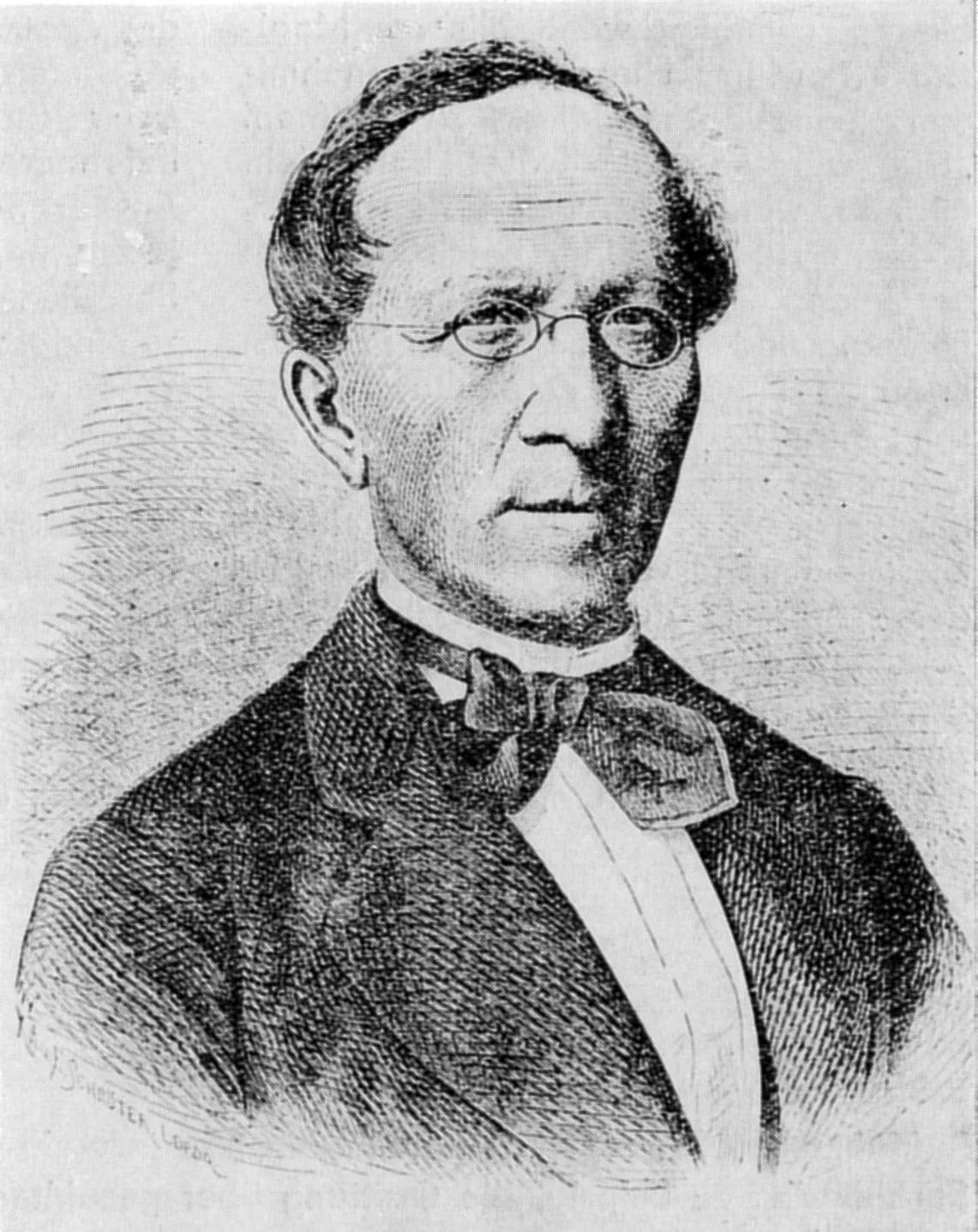 Porträt von Dethloff Carl Hinstorff (1811–1882) – Gedenkseite