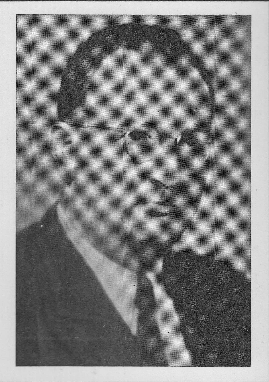 Portrait of Josef Ouředník (1901–1944) – memorial page