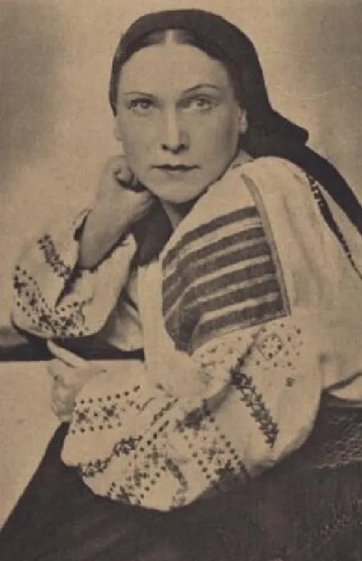 Porträt von Oľga Borodáčová (1899–1986) – Gedenkseite