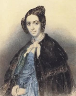 Portrait of Warwara Nikolajewna Repnina-Wolkonskaja (1808–1891) – memorial page