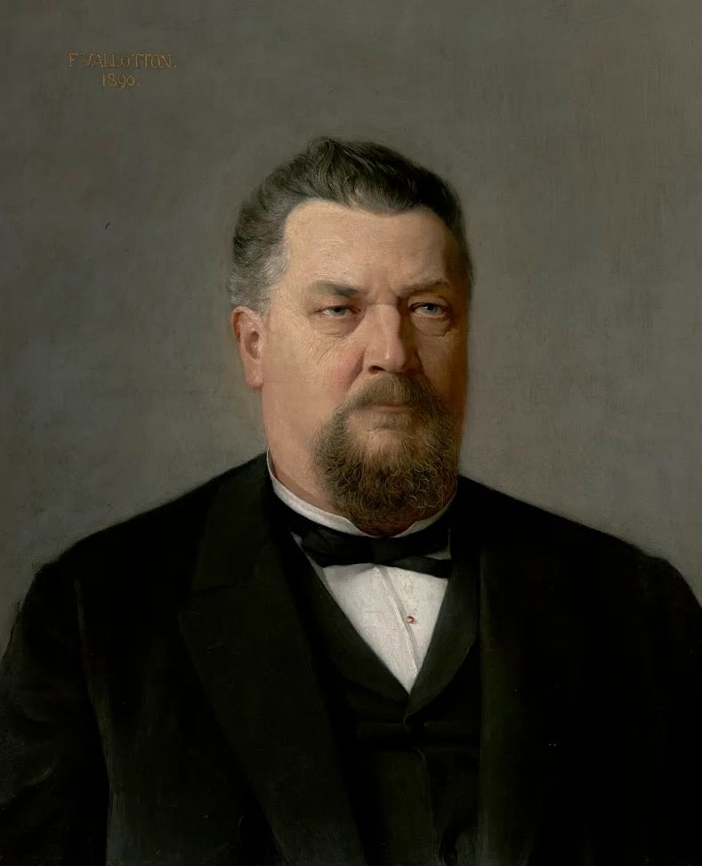 Porträt von Antoine Vessaz (1833–1911) – Gedenkseite
