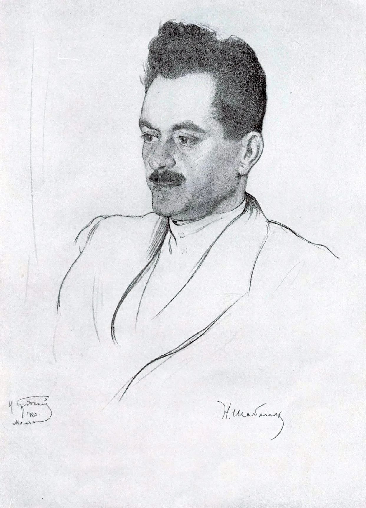 Portrait of Iwan Schablin (1881–1925) – memorial page