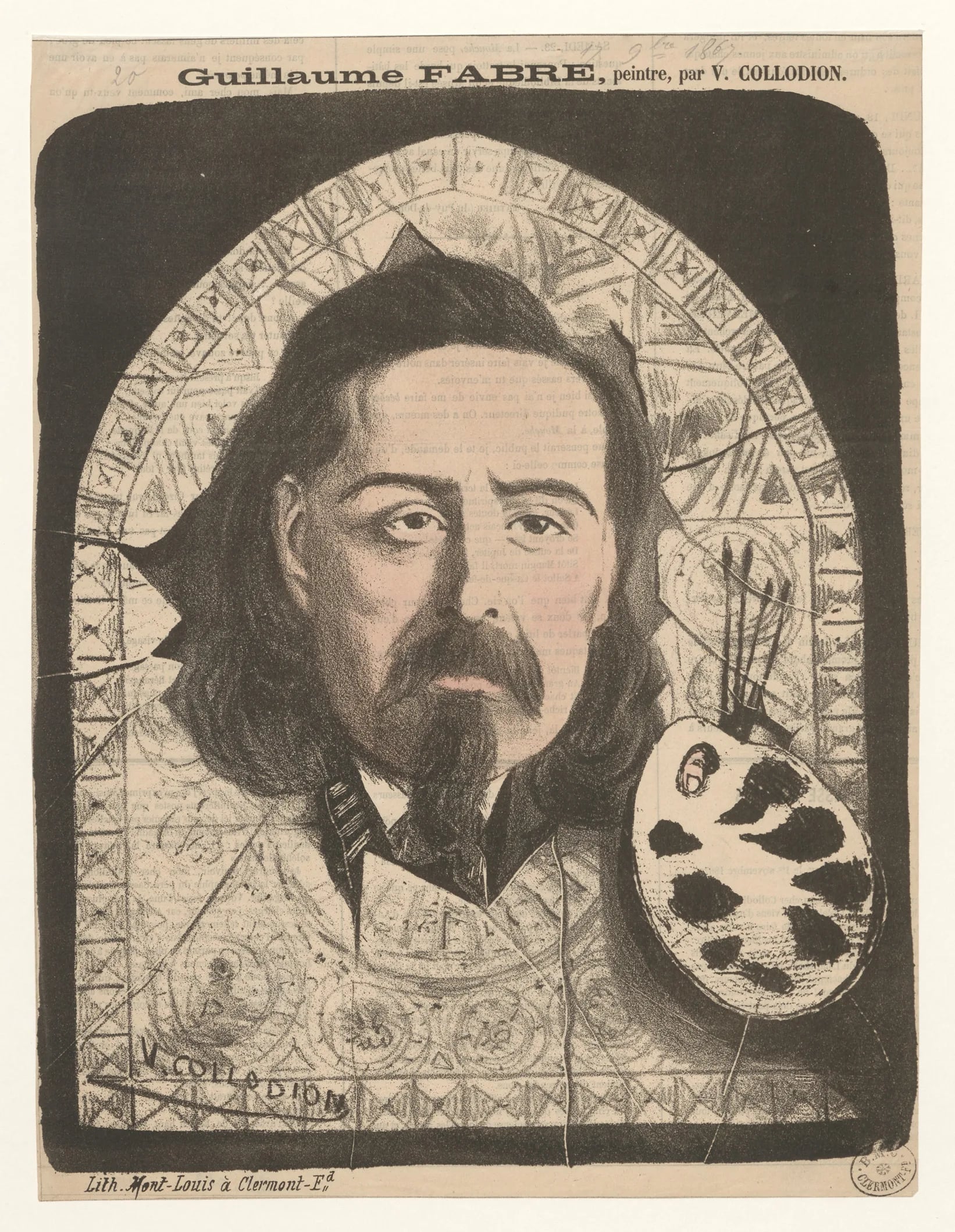 Porträt von Guillaume Fabre (1823–1894) – Gedenkseite