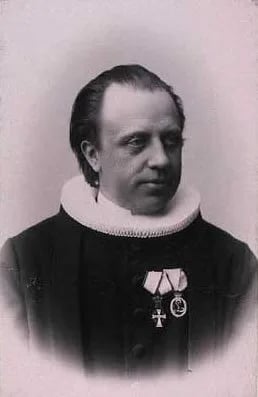 Portrait of Alfred Sveistrup Poulsen (1854–1921) – memorial page