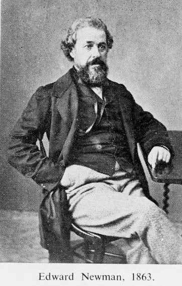 Porträt von Edward Newman (1801–1876) – Gedenkseite