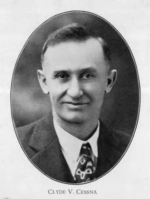 Portrait of Clyde Vernon Cessna (1879–1954) – memorial page