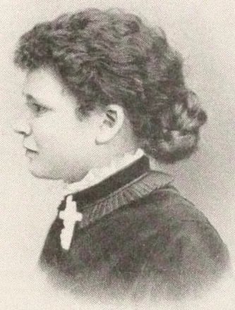 Portrait of Cora Agnes Benneson (1851–1919) – memorial page