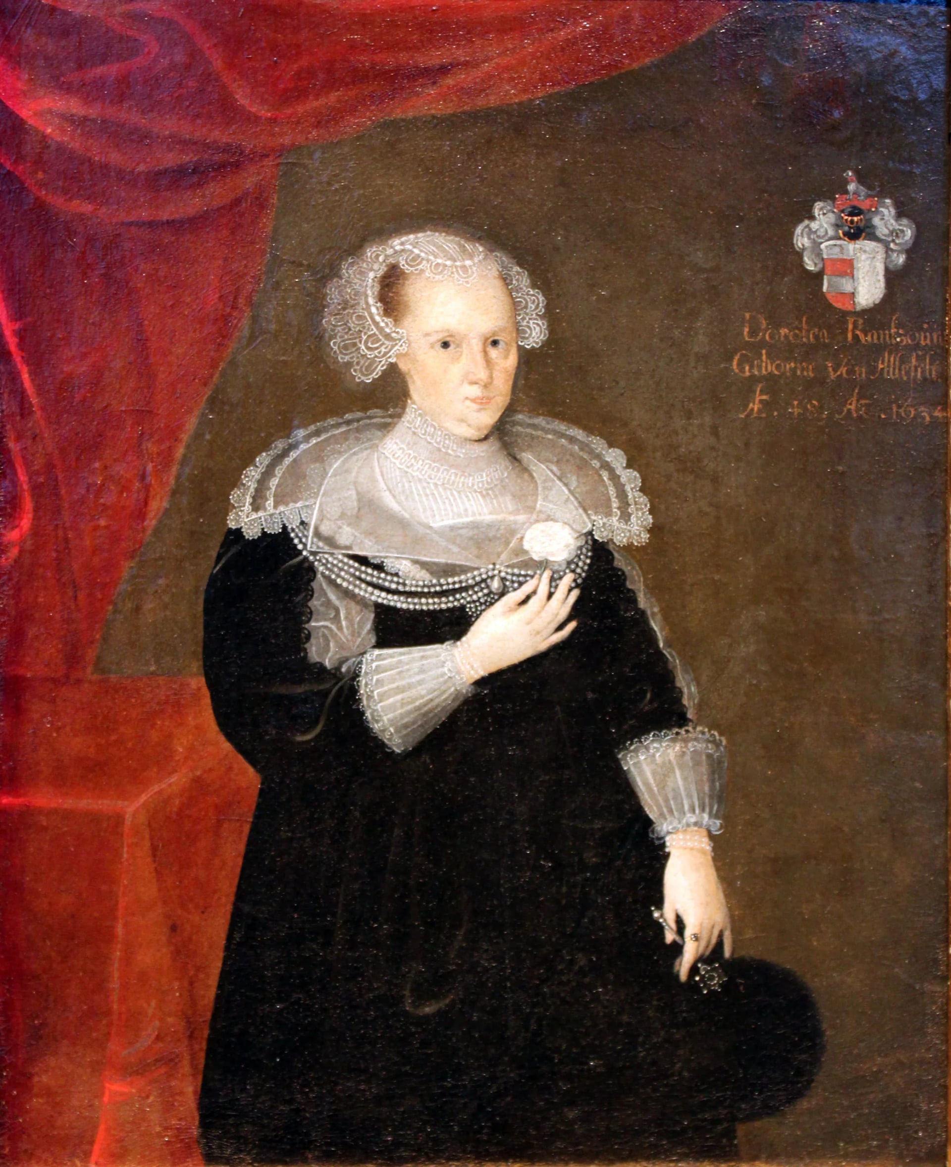 Porträt von Dorothea von Ahlefeldt (1586–1647) – Gedenkseite