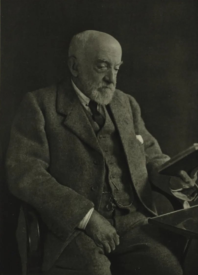 Porträt von Dukinfield Henry Scott (1854–1934) – Gedenkseite