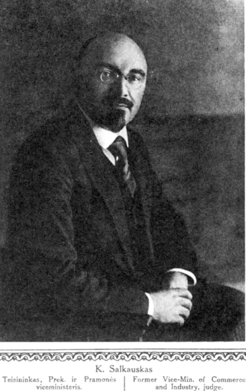 Portrait of Kazys Šalkauskis (1885–1960) – memorial page