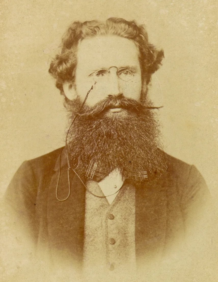Porträt von Anton Tomšič (1842–1871) – Gedenkseite