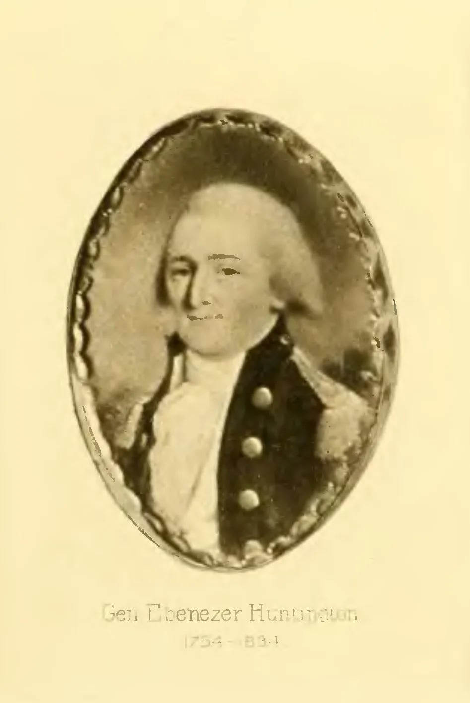Porträt von Ebenezer Huntington (1754–1834) – Gedenkseite