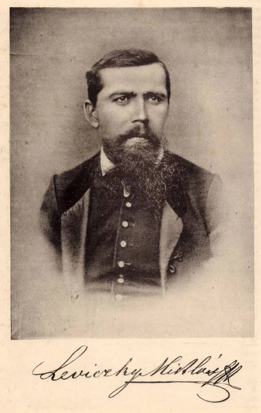 Porträt von Miklós Leviczky (1833–1915) – Gedenkseite