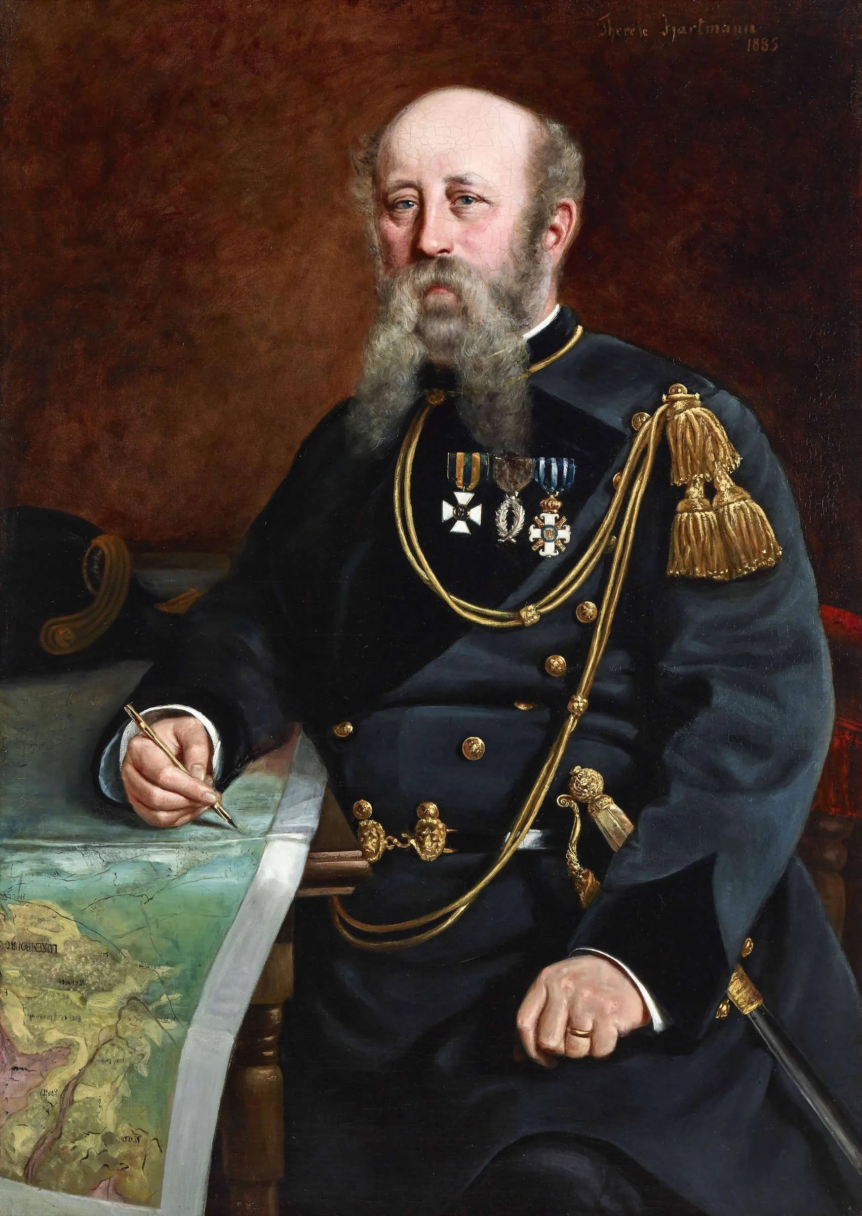 Portrait of Pierre Mathias Siegen (1828–1903) – memorial page