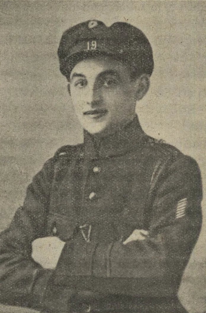 Porträt von Georges Pelouse (1891–1918) – Gedenkseite
