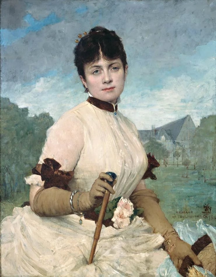 Porträt von Marie Toulmouche (1836–1917) – Gedenkseite